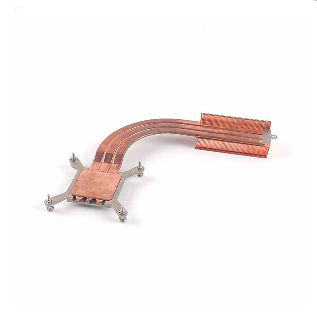 Full Copper Heat Pipe CPU Heatsink, Fanless Passive Cooling Module for All‑in‑One / Industrial Mini PC