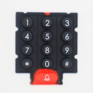 Buy cheap Customized Logo Silicone Rubber Keypads With LED Possibility product