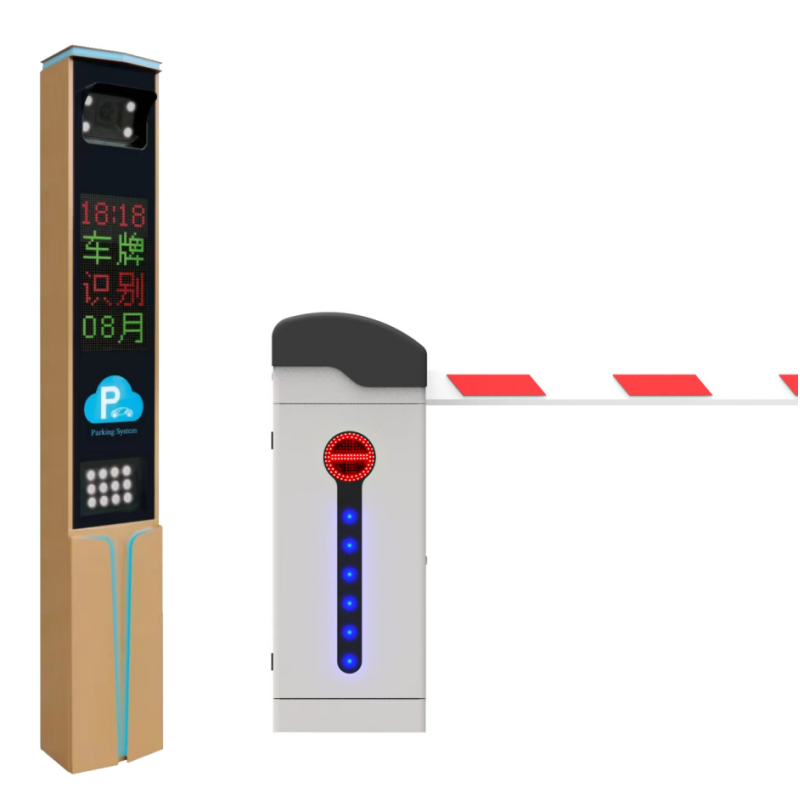 IP55 2 Way LPR Parking System , Automatic Vehicle License Plate Recognition System