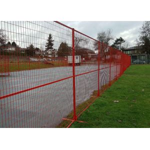 Buy cheap Galvanized Steel Temporary Mesh Fencing 2.1x2.4m 60x150mm product