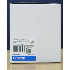 Buy cheap CPU Omron PLC Module CJ1M-CPU12-ETN Stored Program 90 × 65 Mm product