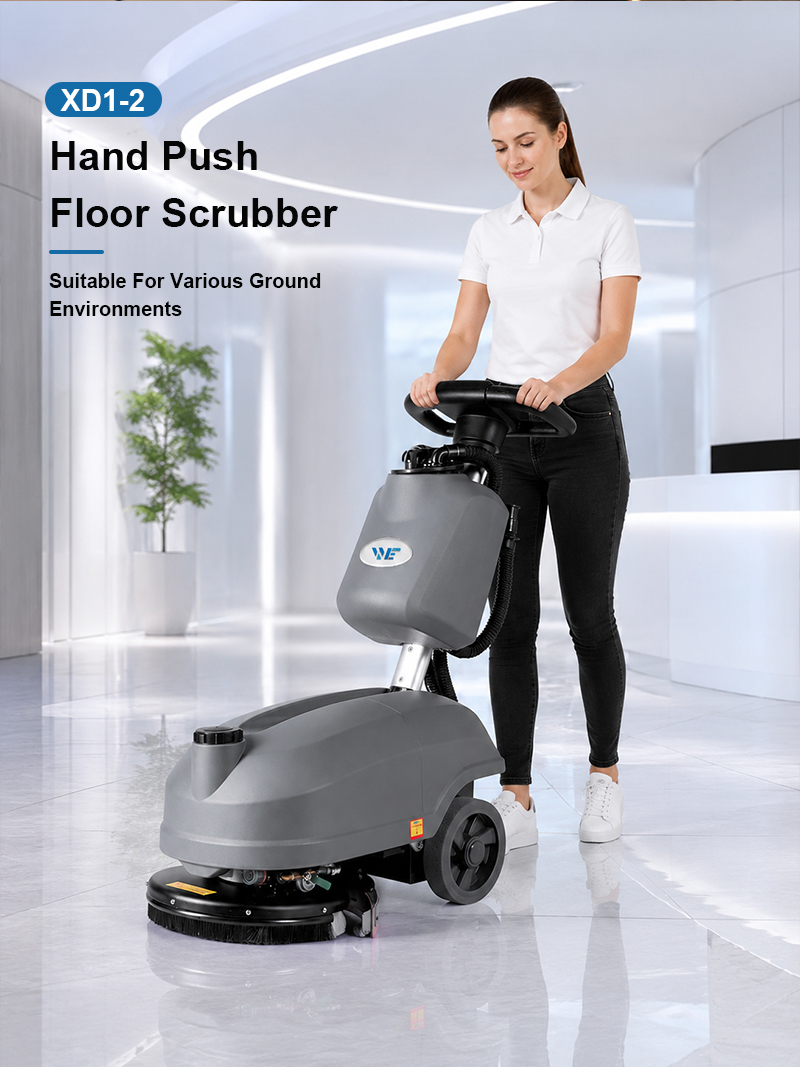 High Efficiency Floor Scrubber Tile Grout Cleaning Machine Suitable for Dining Room School Hospital
