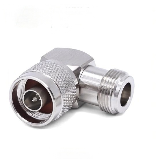 Gold-Plated Brass SMA Right Angle PCB Connector with 6GHz Frequency Range for High-Frequency Signal Transmission