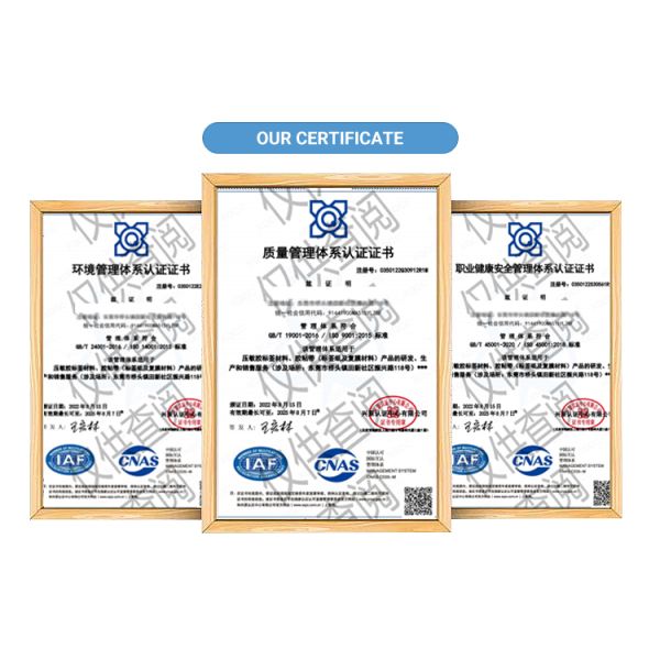Industry certifications and quality standards