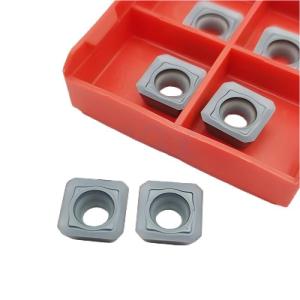 Buy cheap SDMT09T3 Tungsten Cutting CNC Milling Inserts PVD TiAlN Coated product