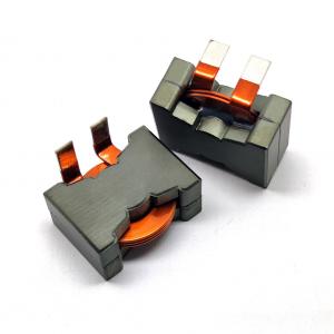 Buy cheap Low Resistance High Current Flat Copper Wire Inductor 50uH Shielded Constrution product