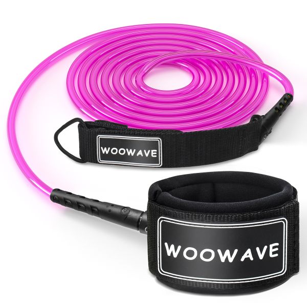 Lightweight WOOWAVE Surfing Surf Leash with Key Pocket Unisex Applicable 0.16-0.4kg