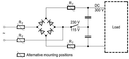 Inrush Current Limiting Power NTC Thermistors For Switch Mode Power Supply