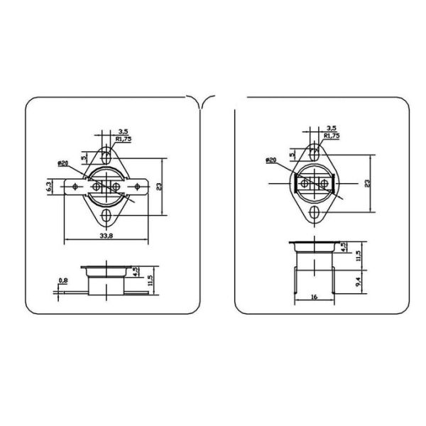 KSD301 Bimetal Thermal Protector