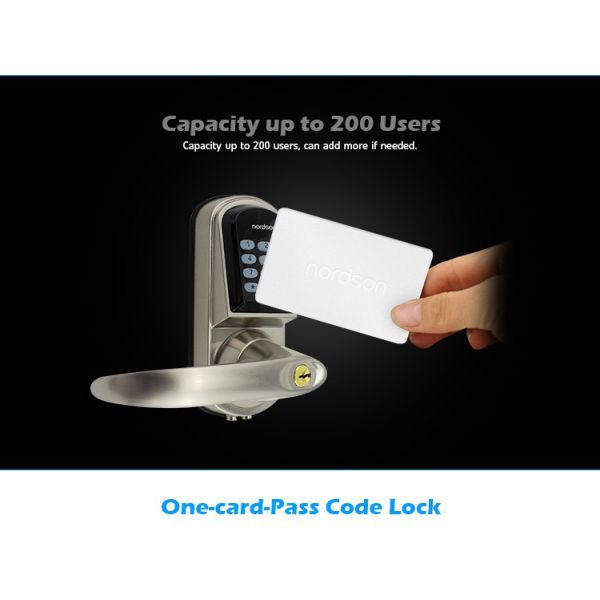 Advanced Password Bluetooth Electronic Door Lock With Mobile App Remote Control