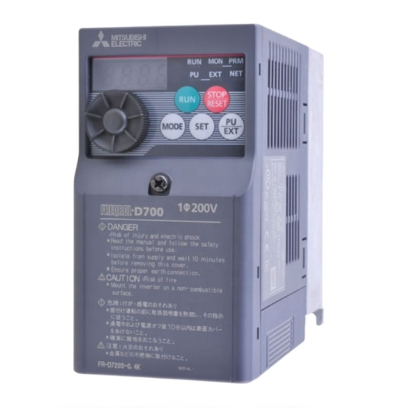 Compact Mitsubishi FR-D720S-0.4K-CHT PLC FREQROL-D700 Series 60Hz Enclosed Type