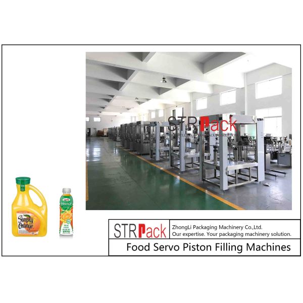 High-Speed and Fully Automatic Concentrated Lemon Orange Fruit Juice Jam Filling Machine
