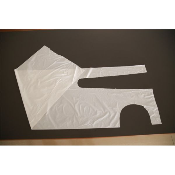 Plastic Polythene Disposable Medical Apron LDPE/HDPE Black Flat pack Aprons on roll Smooth Embossed Yellow Pink