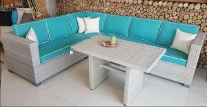 Buy cheap Outdoor Rattan Corner Sofa Set L Shape Cushion Covered In Aluminium Frame Nice Price product