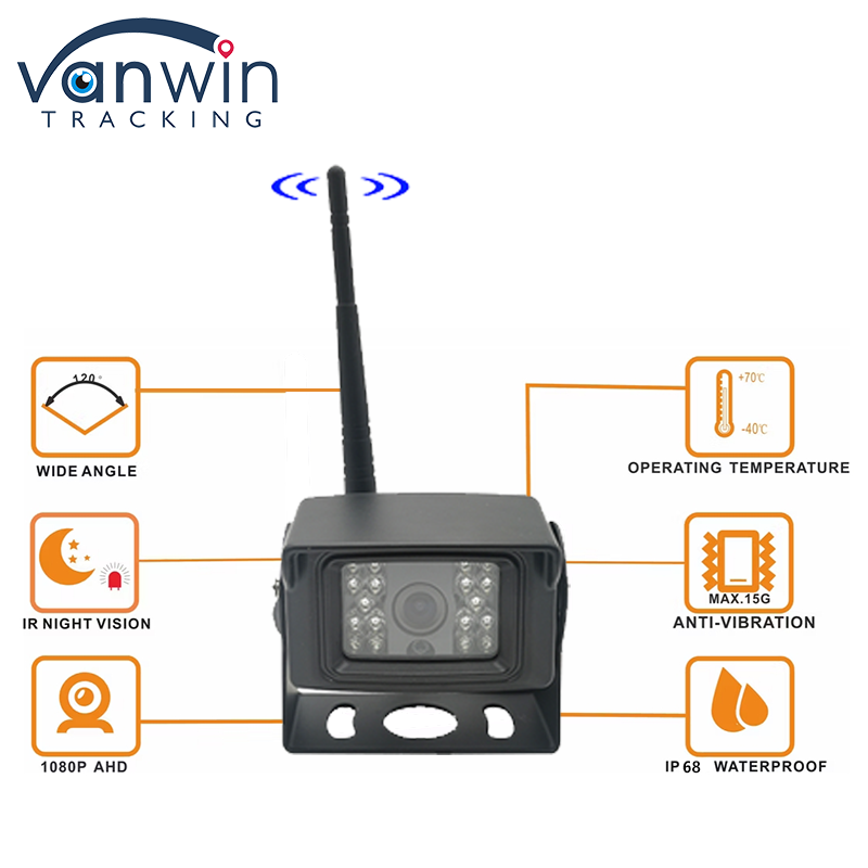 7 Inch AHD Digital Wireless Camera System for Truck Reverse Car Camera Wireless TFT Car Monitor Kits