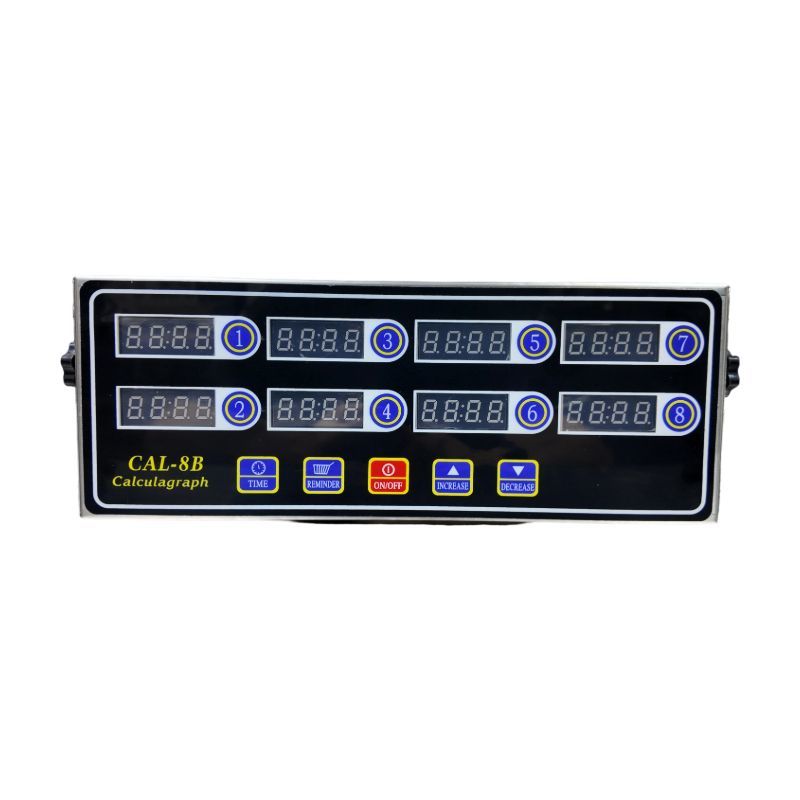 （CAL-8B）Electronic Commercial Kitchen Timer For Cooked Fried Chicken Burgers Equipment
