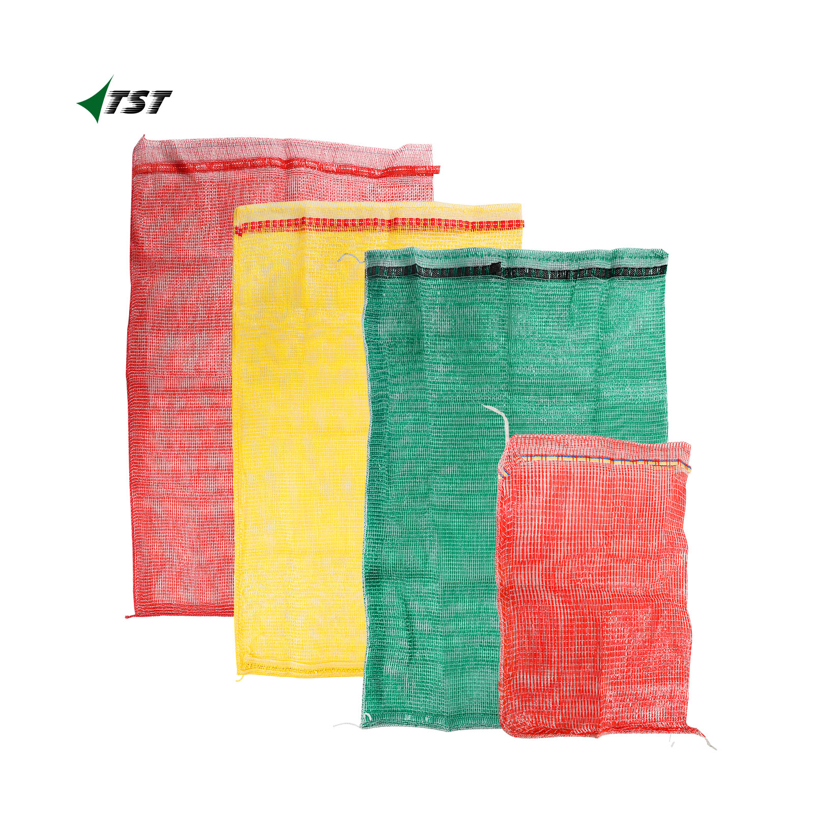 Red Onion Sack Mesh Net Bag With Drawstring