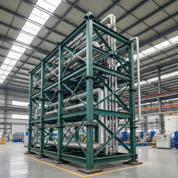 Customized Load Capacity Corrosion Resistant Steel Structural Fabrication with Up To 12 Meters Length