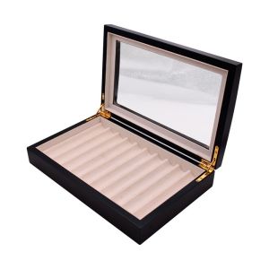 Buy cheap Durable Glossy Spray Painting Wooden Pen Box with Custom Luxury Finish product