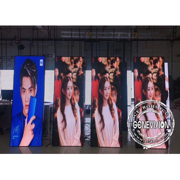 P3 LED Sign Poster Screen Kiosk Digital Signage 1500 Nits Indoor Portable 1920x576mm