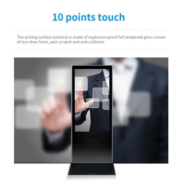 Floor Standing Android Windows System Indoor Used Digital Signage LCD Display For Guiding