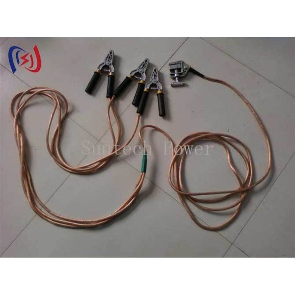 Industrial Safety Grounding Wire Kit With Durable Storage Bag For Easy Transport