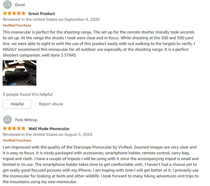 Hd / Ed Monocular Telescope Waterproof 12x50 With Smartphone Holder Tripod