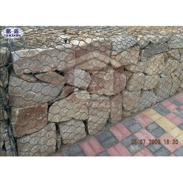 2*1*1 M Size Galvanized Gabion Baskets Bridge Protect River Ce Certification