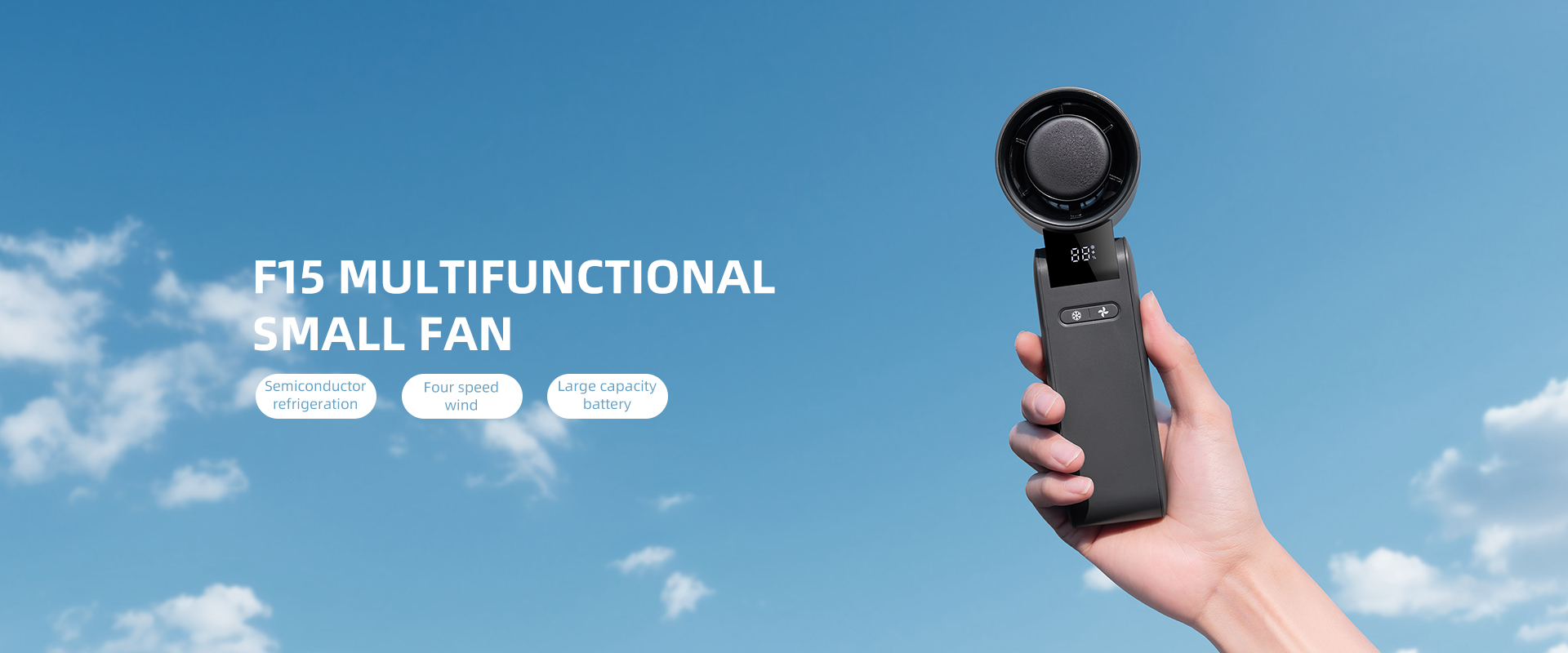 Customizable Rechargeable Clip Fan High Capacity Battery Designed for Outdoor Bedroom Office Hospital Use Cooling Functionality