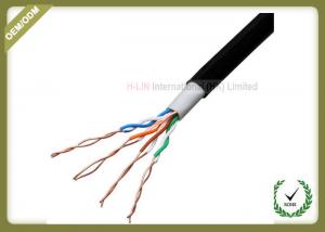 Buy cheap 305 Meters Network Fiber Cable , Unshielded Twisted Pair Cable 0.5mm Diameter product