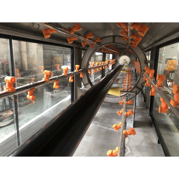 Plastic PE Pipe Single Screw Double Screw Extruder Parallel