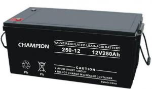 Buy cheap 6FM250G 12v 250ah Solar Lead Acid Battery Rechargeable For Off Grid Solar Systems product