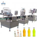 Glass Bottle Carbonated Beverage Filling Machine 1000 Bph Filling Speed