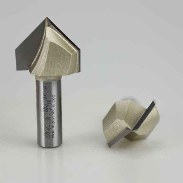 Arden CNC Controlled 3D 90 Degree V Type Bits Milling Cutter Carbide Tip Wood Carving Router Bits for Woodworking and Engraving