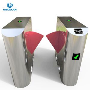 Buy cheap Office Building Rotating Flap Turnstile Gate Bi Directional Pass product