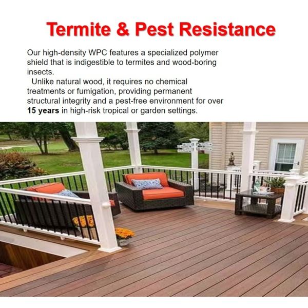 WPC decking in scenic boardwalk installation