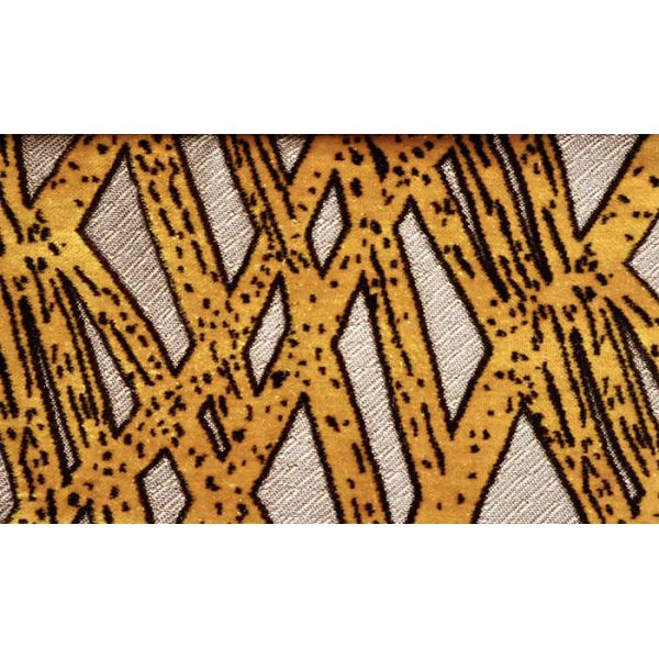 Wild Leopard Geometric Jacquard Velvet Fabric For Sofa
