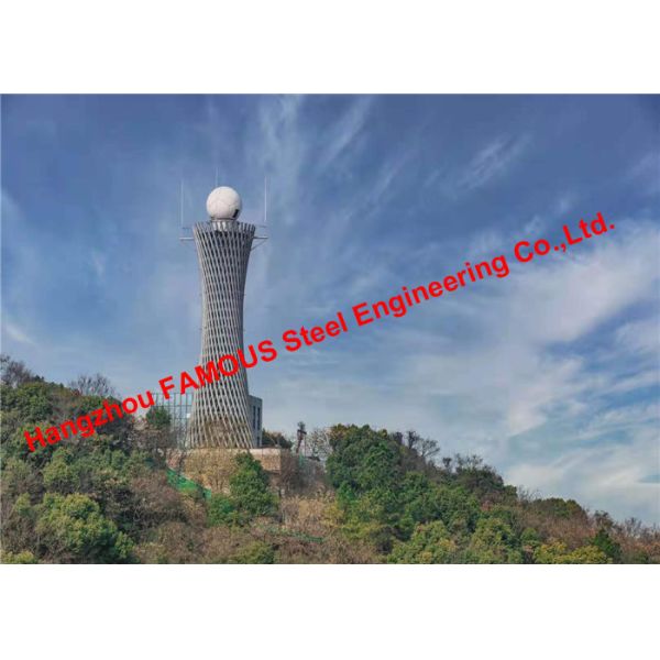 Customized High Precision Prefabricated Steel Structure Radar Weather Tower Fabrication