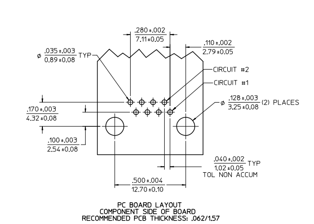 44620-0002 Datasheet- PCB Layout