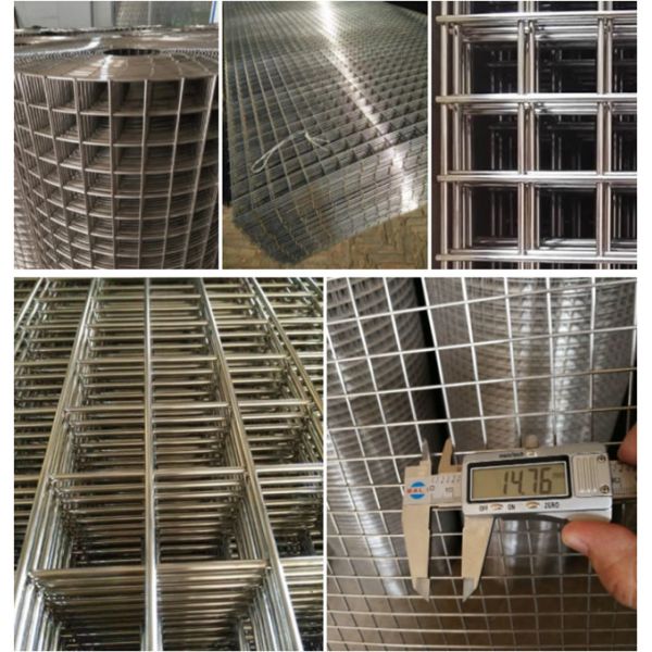 1.2x30m 304 Stainless Steel Welded Wire Mesh Fencing Rectangle Hole