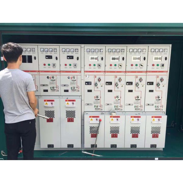 Power Factor Panel Meter with Indoor High Voltage Switch cabinet