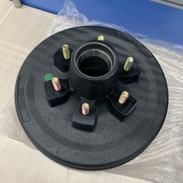 6 On 5.5" Trailer Brake Drum Hub Cupped Studded 7000LBS