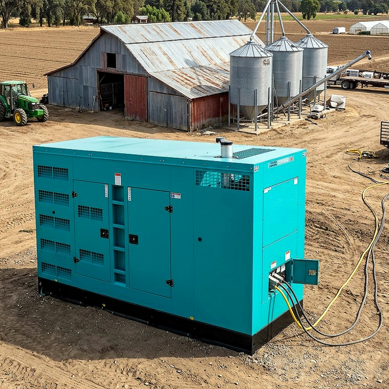 Eco Friendly Diesel Engine Generator Set Automatic Standby Power System Portable Silent Diesel Generator