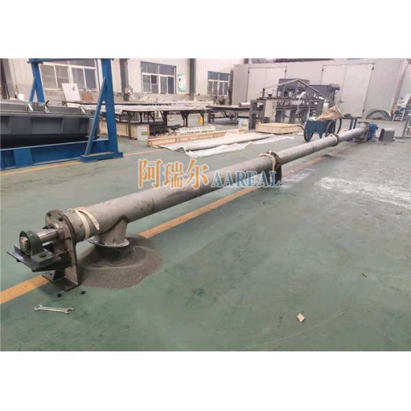 Dia. 219mm Length 9000mm Tubular Screw Conveyor Feeder 316L Food Grade