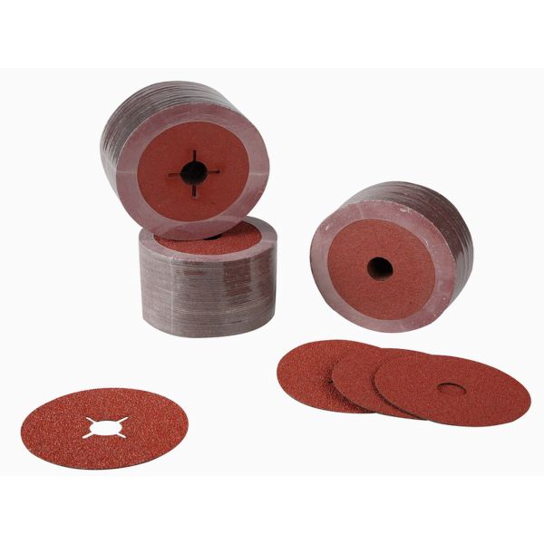 5 Inch Sanding Discs 100mm Aluminum Oxide Resin Fiber Sanding Discs For Angle Grinder Start