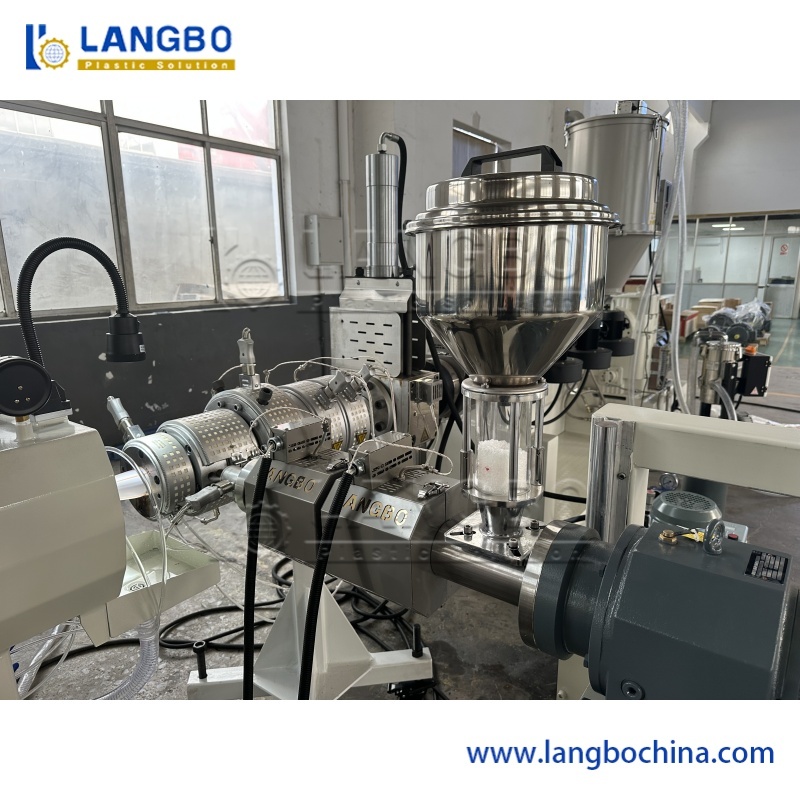 Durable PPR Pipe Extrusion Line With Automatic Meter Counting For 20mm - 110mm Diameter And 120kg/h Output