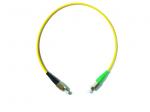 1, 2, 3 meter or customized Yellow color FC APC Fiber Optic Patch Cord with LSZH