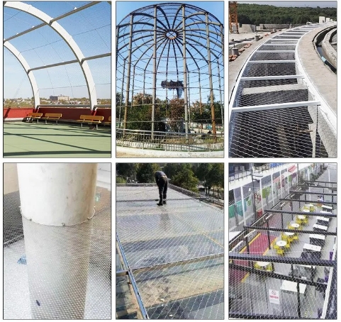 X Tend Facade Architectural Metal Mesh Stainless Steel Security Cladding Durable Steel Wire Mesh