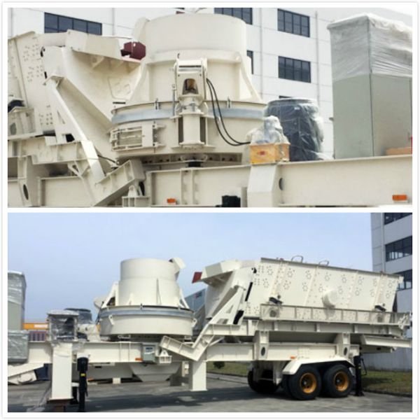 Length 9800mm 150t/H VSI Mobile Sand Making Machine