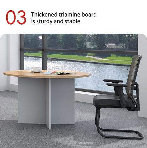 Living Room Multi Person Circular Coffee Table Comfort ergonomic General Commercial Furniture Board Type Casual Chat Table